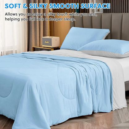 1pc Large Cooling Blanket for Hot Sleepers, Dual-Sided Soft & Lightweight Summer Bedding