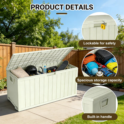 75 Gallon Resin Outdoor  Storage Deck Box