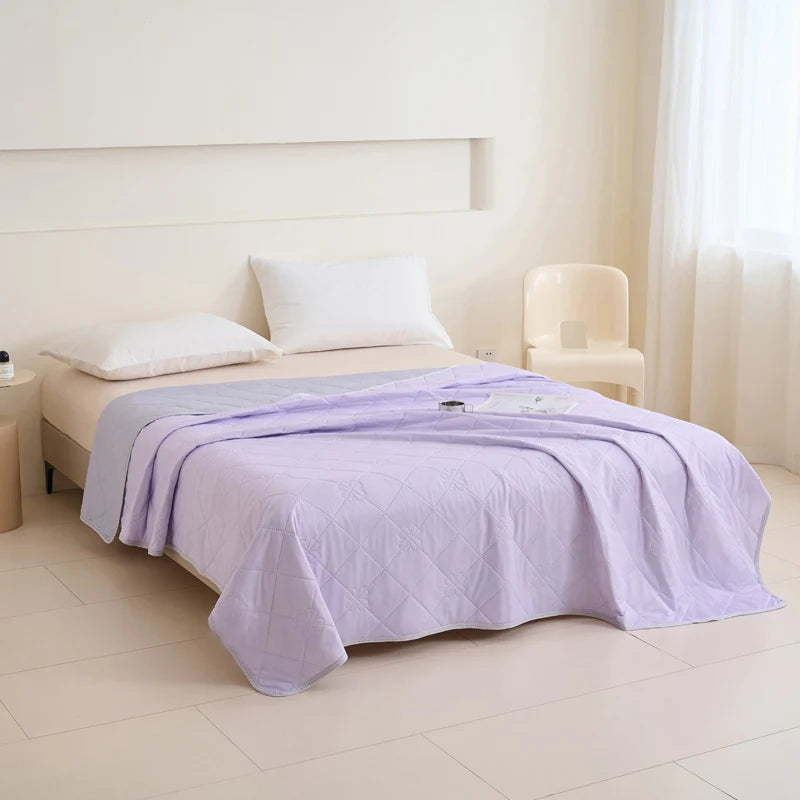 1pc Large Cooling Blanket for Hot Sleepers, Dual-Sided Soft & Lightweight Summer Bedding
