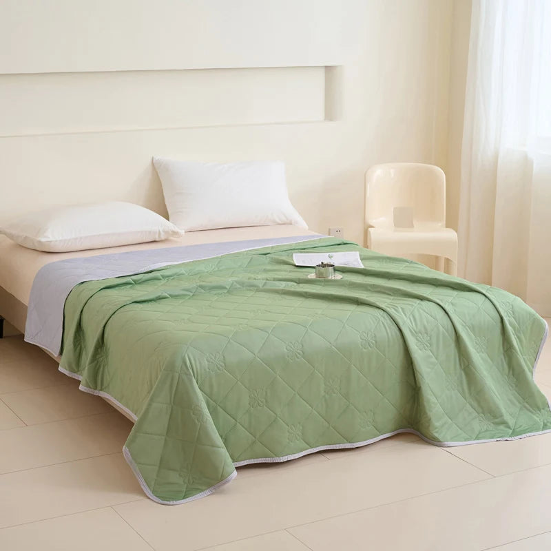 1pc Large Cooling Blanket for Hot Sleepers, Dual-Sided Soft & Lightweight Summer Bedding