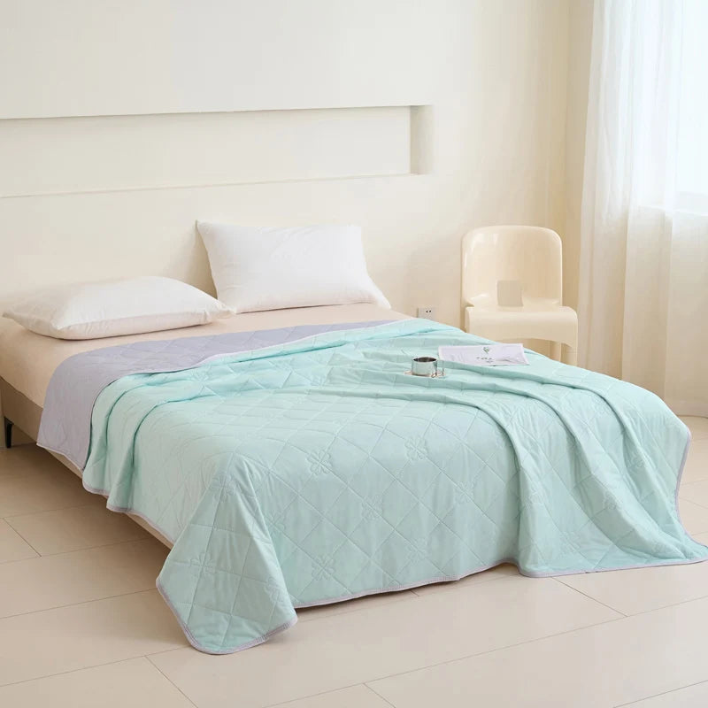 1pc Large Cooling Blanket for Hot Sleepers, Dual-Sided Soft & Lightweight Summer Bedding