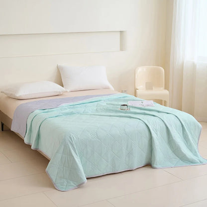 1pc Large Cooling Blanket for Hot Sleepers, Dual-Sided Soft & Lightweight Summer Bedding