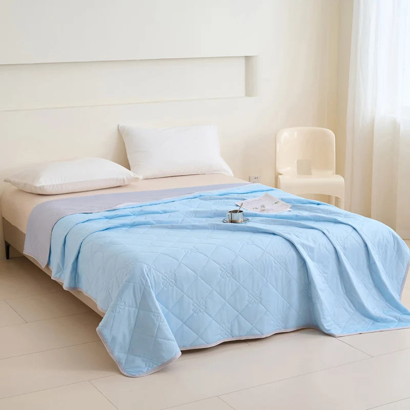 1pc Large Cooling Blanket for Hot Sleepers, Dual-Sided Soft & Lightweight Summer Bedding