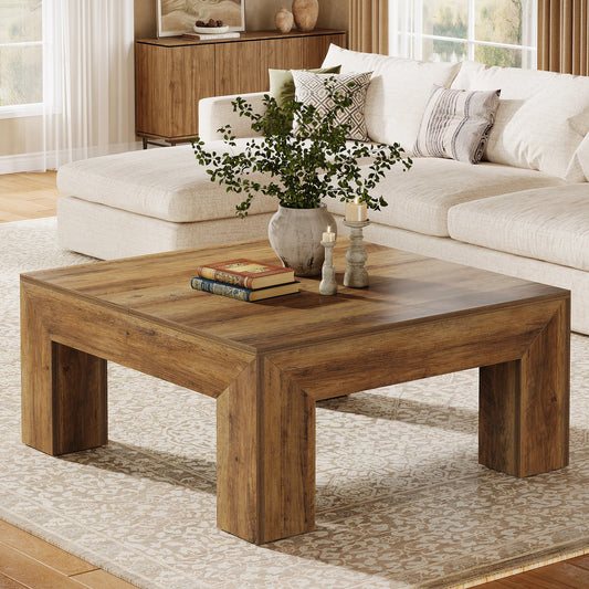 39.4-Inch Square Coffee Table