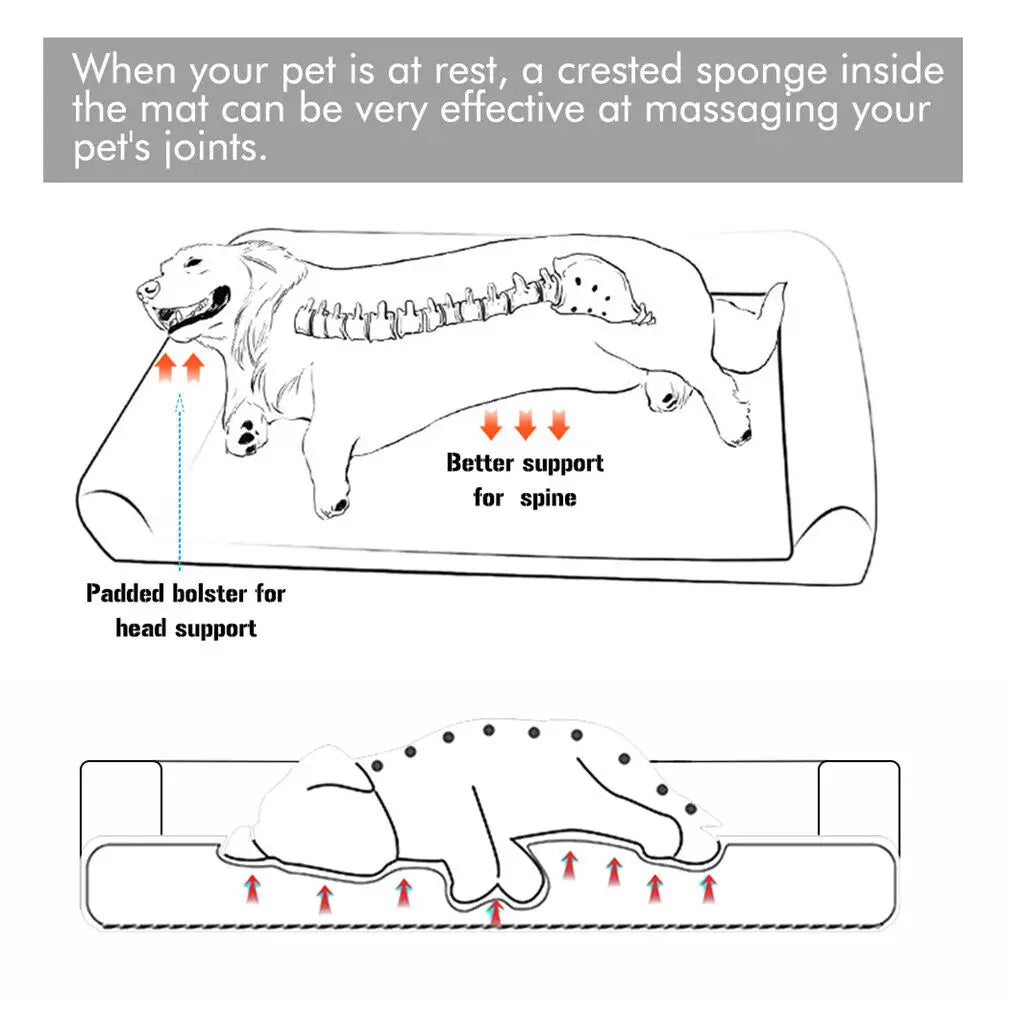 Dog Bed Extra Large Orthopedic Pet Couch with Removable and Washable Cover