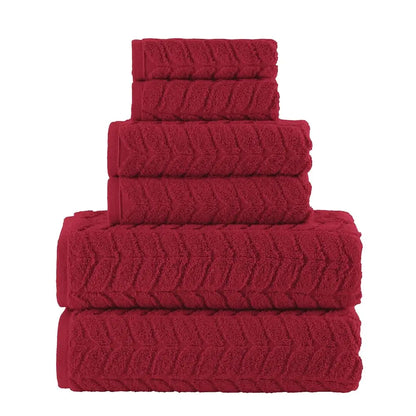 Luxury 6-Piece 100% Turkish Premium Cotton  Towel Set
