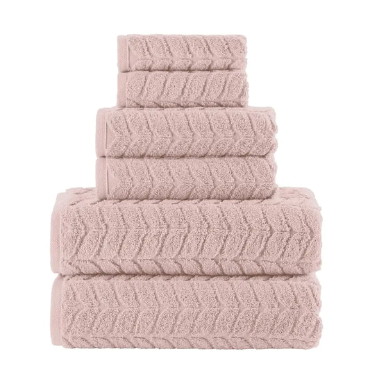 Luxury 6-Piece 100% Turkish Premium Cotton  Towel Set