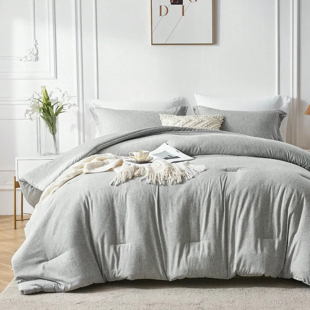 Soft Luxury Queen 3-Piece Bedding Set made with Cationic Dyeing Technique and Boho style