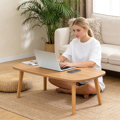 Rectangular Wooden Foldable Coffee, Tea, or Computer Table