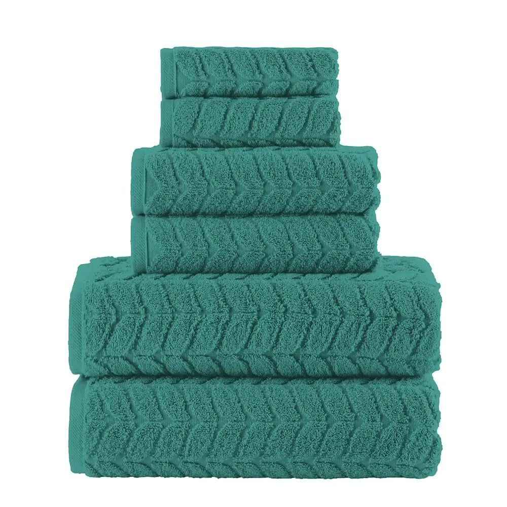Luxury 6-Piece 100% Turkish Premium Cotton  Towel Set