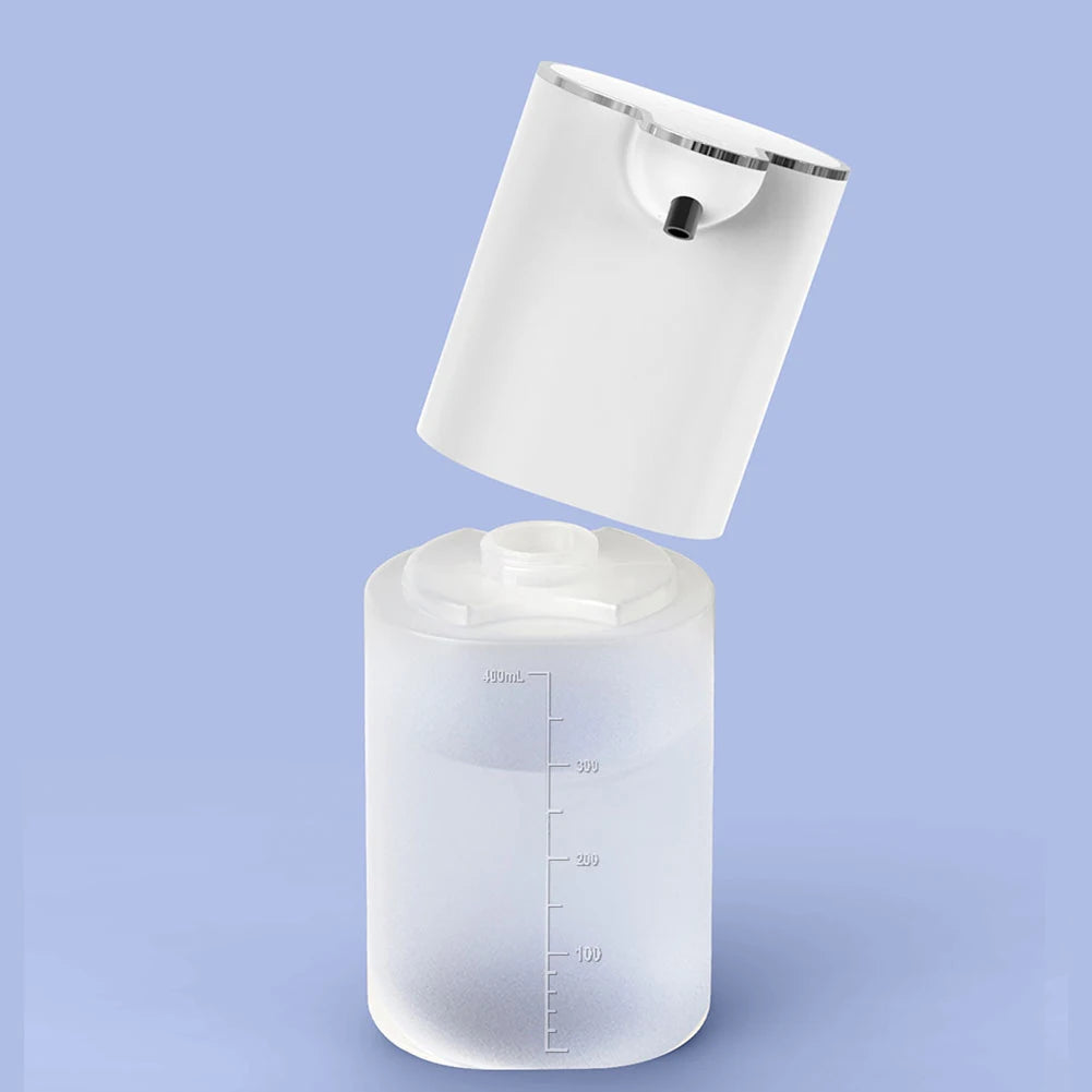 400ml Automatic Soap Dispensers Wall Mounted Touchless Hand Soap Dispenser USB Charging 4 Levels Adjustable for Bathroom Kitchen