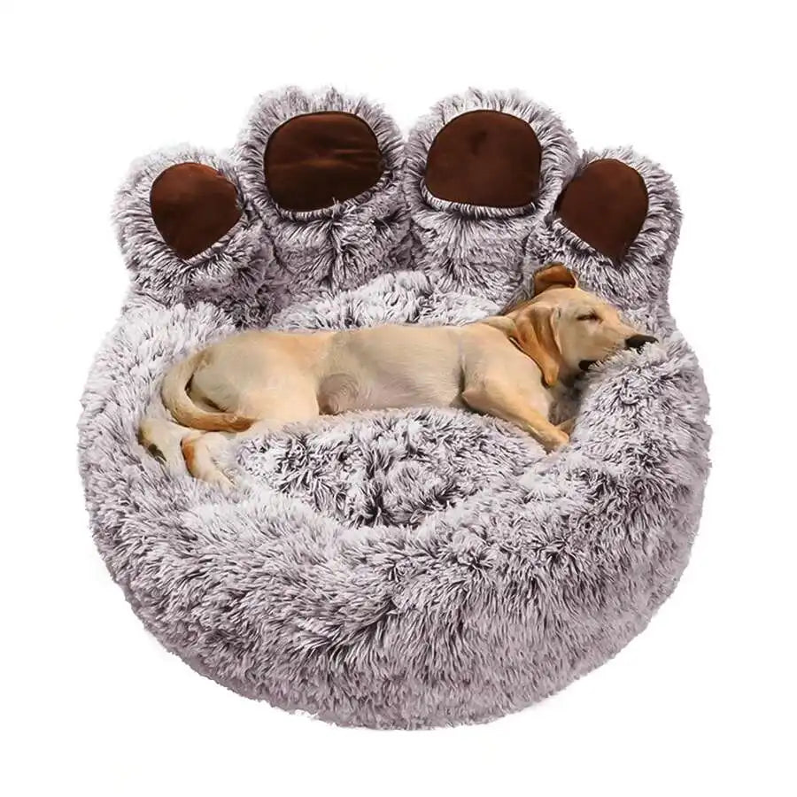 Cute Bear Paw Shaped Pet Bed, L, M, XL Sizes