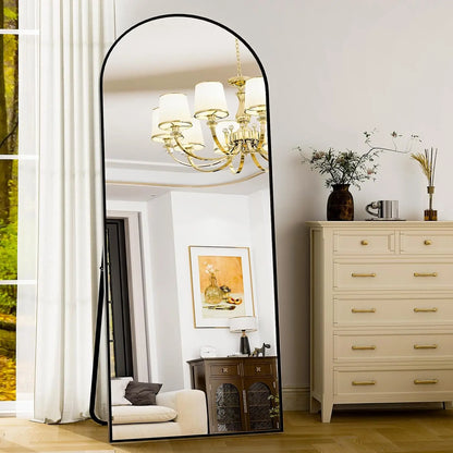 26" x 71" Full Length Mirror - Aluminum Alloy Frame - Extra Large for Bedroom, Living Room