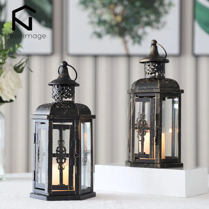 1 Vintage Nordic Candle Holder Lantern.