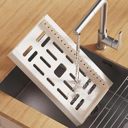 Under Counter Expandable Kitchen Pot & Pan Organizer with 7 Adjustable Dividers