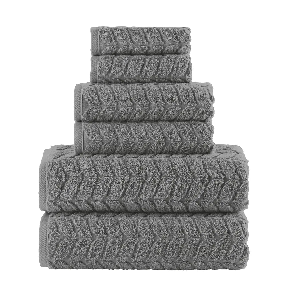Luxury 6-Piece 100% Turkish Premium Cotton  Towel Set