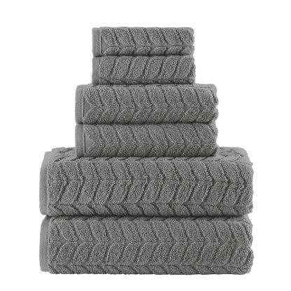 Luxury 6-Piece 100% Turkish Premium Cotton  Towel Set