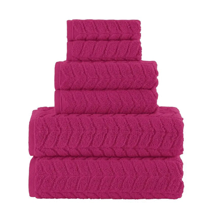 Luxury 6-Piece 100% Turkish Premium Cotton  Towel Set