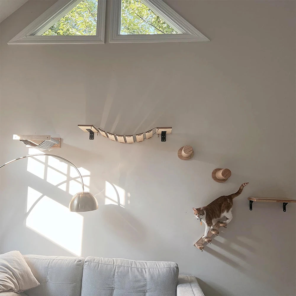 Cat Climbing Wall Accessories.  Each Sold Separately.  Create Your Own Design and Layout Using Select Pieces.