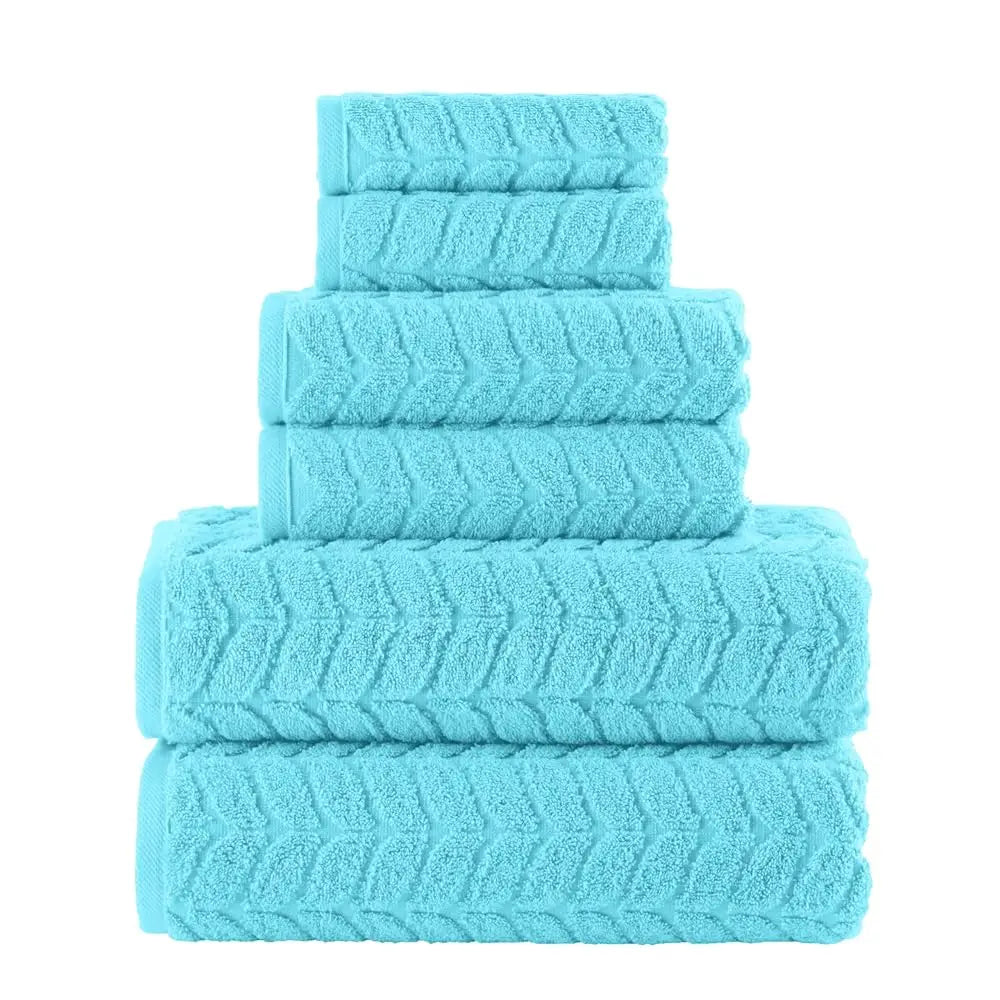 Luxury 6-Piece 100% Turkish Premium Cotton  Towel Set