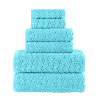 Luxury 6-Piece 100% Turkish Premium Cotton  Towel Set