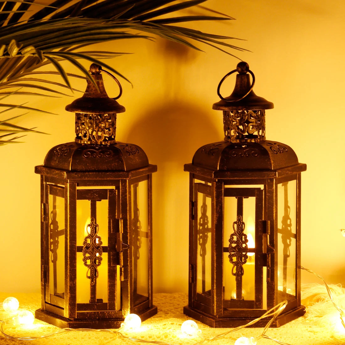 1 Vintage Nordic Candle Holder Lantern.