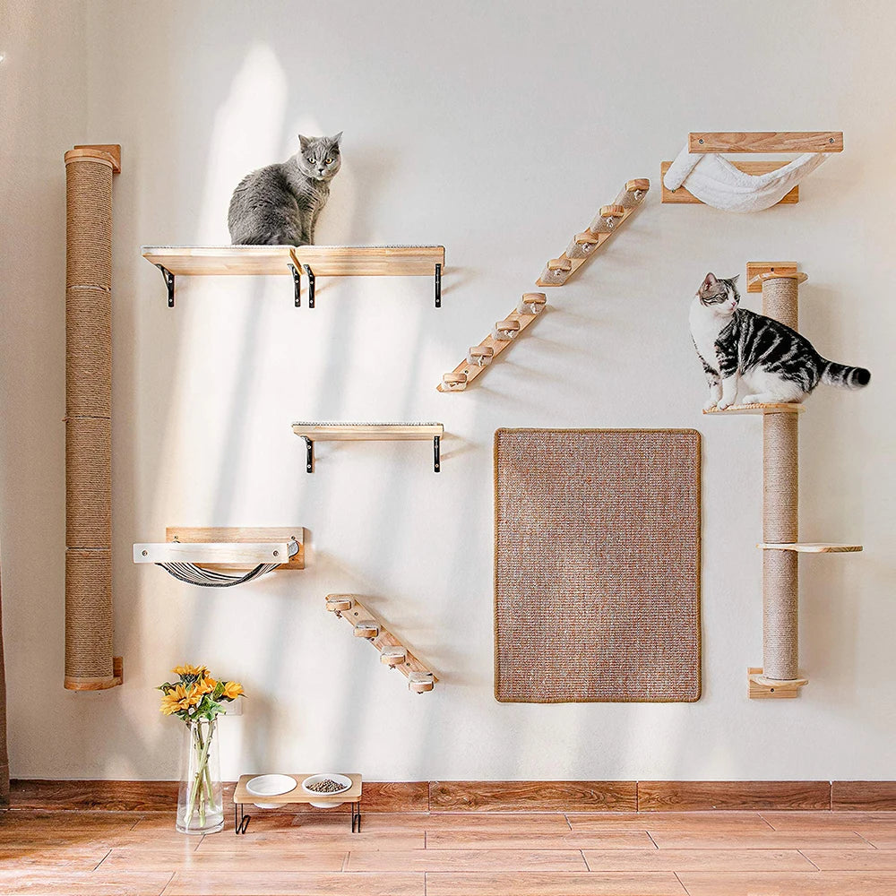 Cat Climbing Wall Accessories.  Each Sold Separately.  Create Your Own Design and Layout Using Select Pieces.