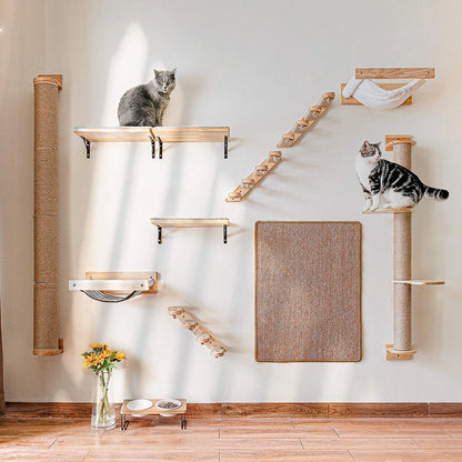 Cat Climbing Wall Accessories.  Each Sold Separately.  Create Your Own Design and Layout Using Select Pieces.