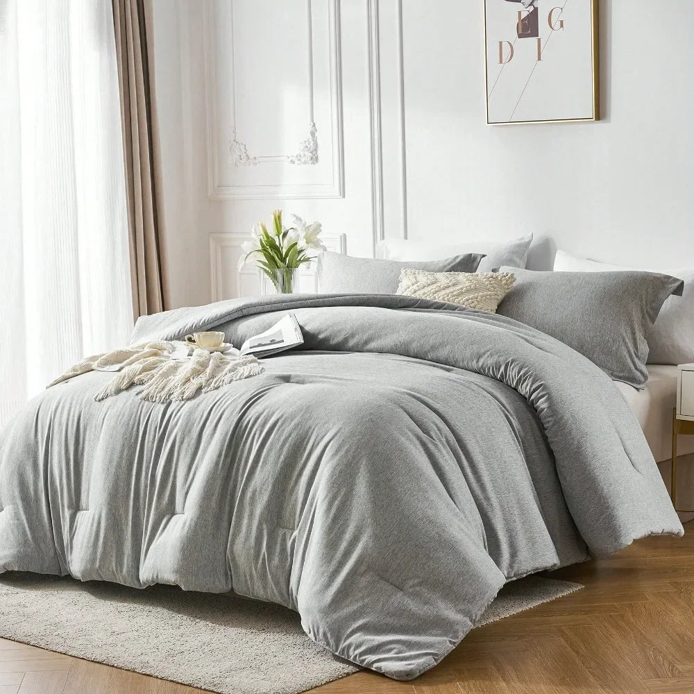 Soft Luxury Queen 3-Piece Bedding Set made with Cationic Dyeing Technique and Boho style