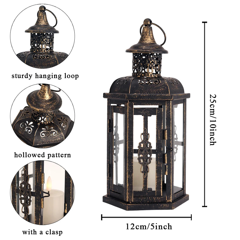 1 Vintage Nordic Candle Holder Lantern.