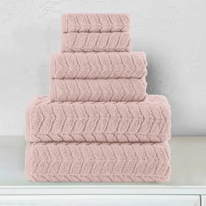 Luxury 6-Piece 100% Turkish Premium Cotton  Towel Set