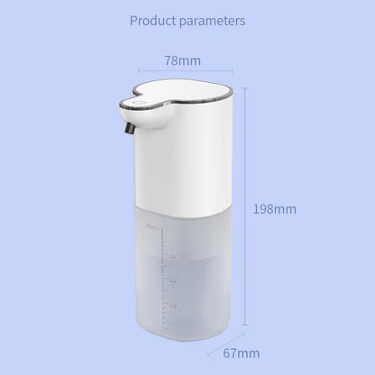 400ml Automatic Soap Dispensers Wall Mounted Touchless Hand Soap Dispenser USB Charging 4 Levels Adjustable for Bathroom Kitchen