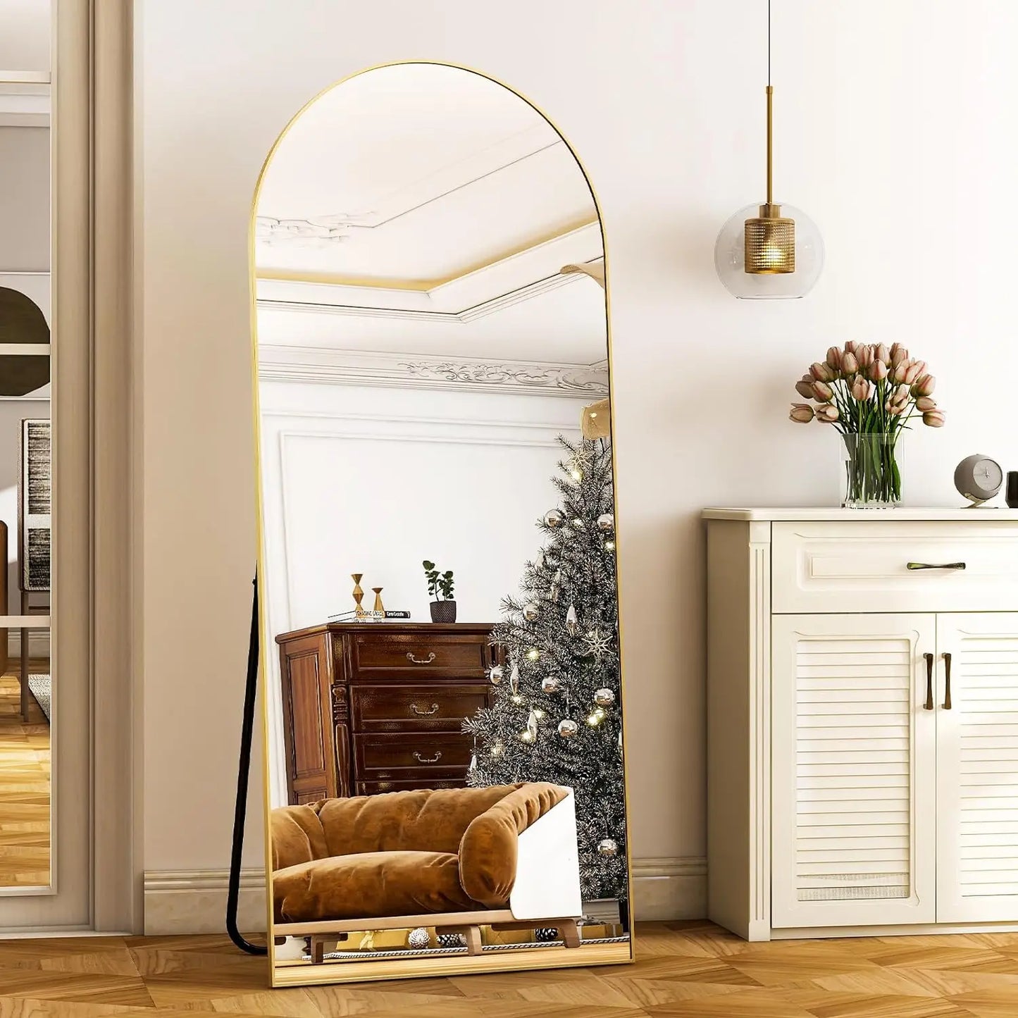 26" x 71" Full Length Mirror - Aluminum Alloy Frame - Extra Large for Bedroom, Living Room
