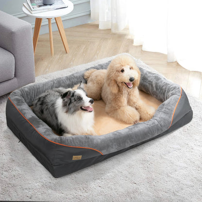 Waterproof Large Dog Bed with Removable and Washable Cover
