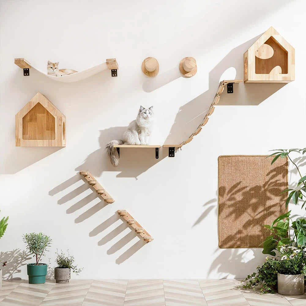 Cat Climbing Wall Accessories.  Each Sold Separately.  Create Your Own Design and Layout Using Select Pieces.