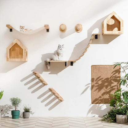 Cat Climbing Wall Accessories.  Each Sold Separately.  Create Your Own Design and Layout Using Select Pieces.