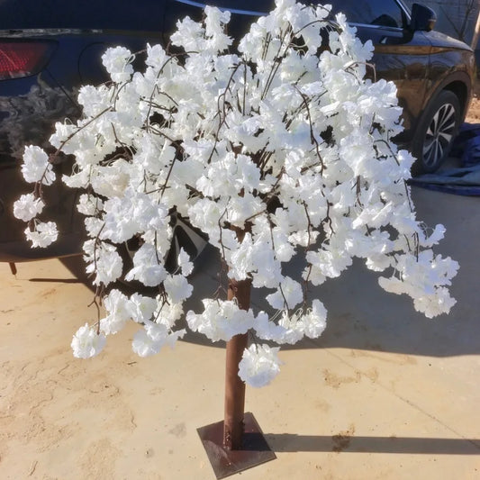Simulated Faux Cherry Blossom Tree.
