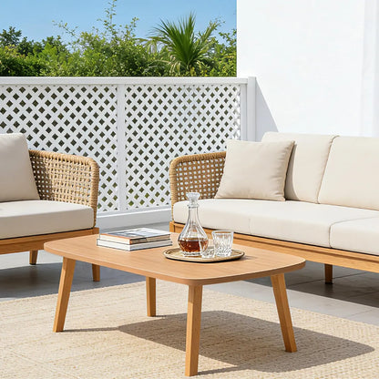 Rectangular Wooden Foldable Coffee, Tea, or Computer Table