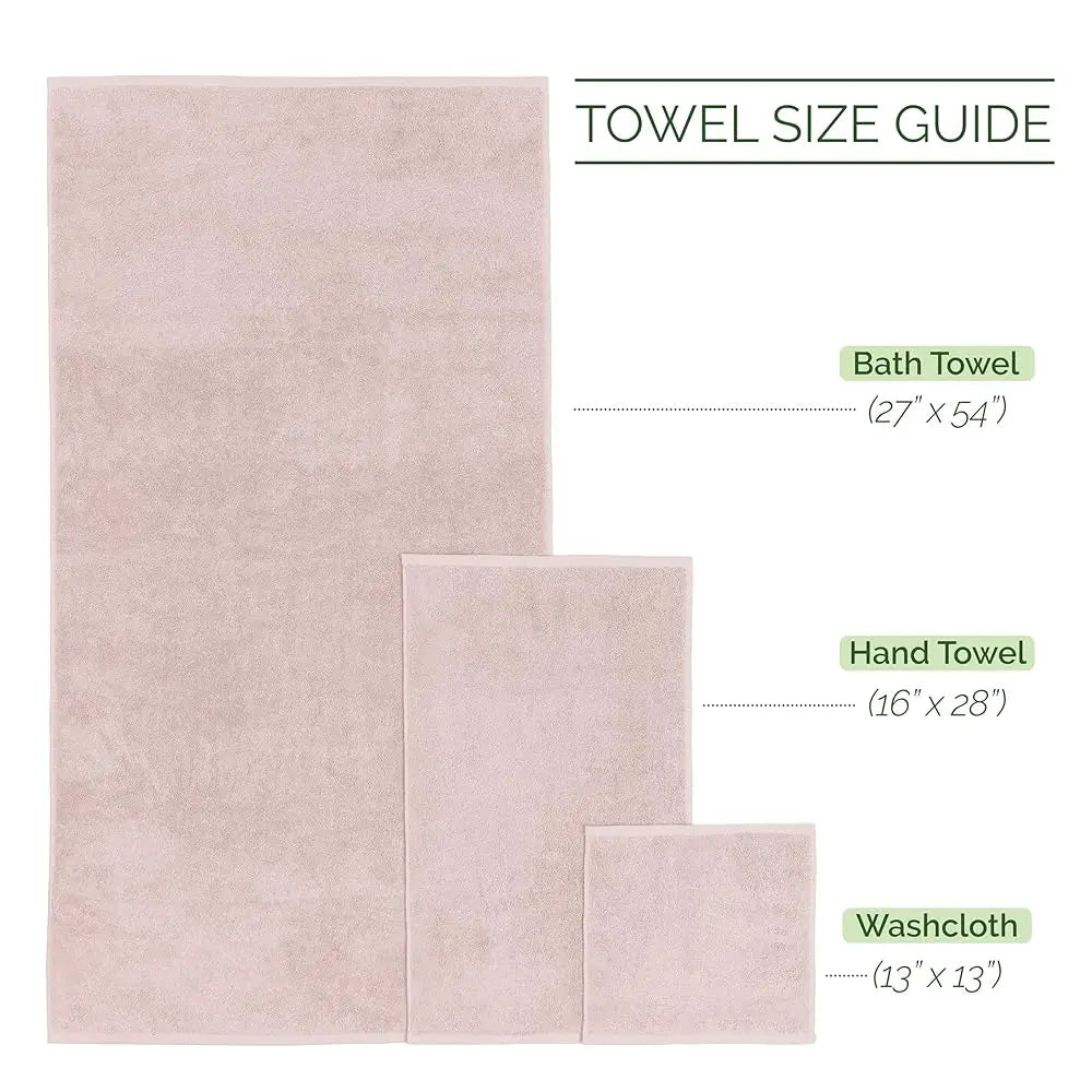 Luxury 6-Piece 100% Turkish Premium Cotton  Towel Set