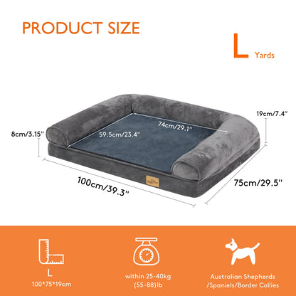Dog Bed Extra Large Orthopedic Pet Couch with Removable and Washable Cover