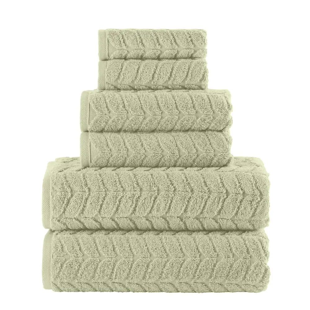 Luxury 6-Piece 100% Turkish Premium Cotton  Towel Set