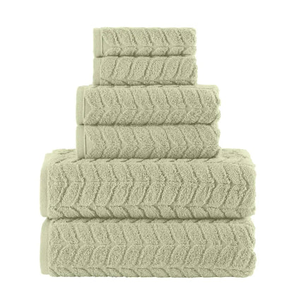 Luxury 6-Piece 100% Turkish Premium Cotton  Towel Set