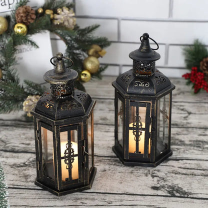1 Vintage Nordic Candle Holder Lantern.