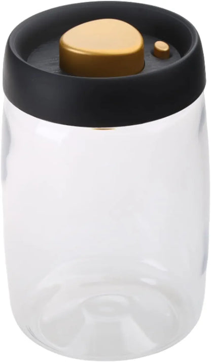 Glass Kitchen Airtight Storage Jar Coffee Jar