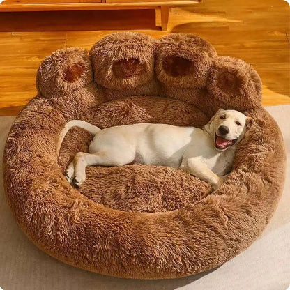 Cute Bear Paw Shaped Pet Bed, L, M, XL Sizes