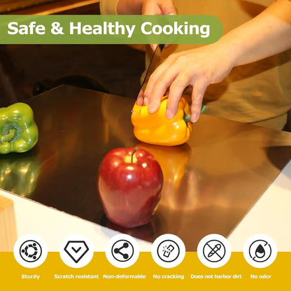 Large  304 Stainless Steel  Countertop Cutting Board
