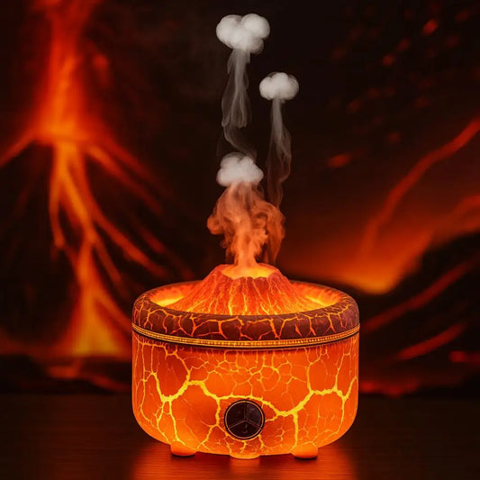500ml Volcano Essential Oil Diffuser /Humidifier with 7 LED Colors
