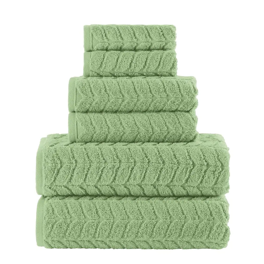 Luxury 6-Piece 100% Turkish Premium Cotton  Towel Set