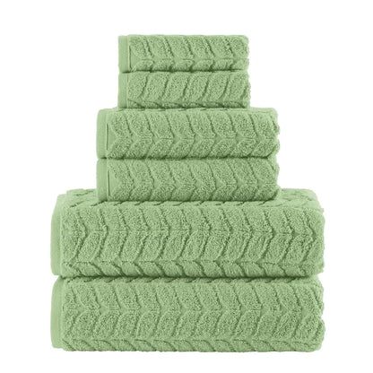 Luxury 6-Piece 100% Turkish Premium Cotton  Towel Set