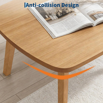 Rectangular Wooden Foldable Coffee, Tea, or Computer Table